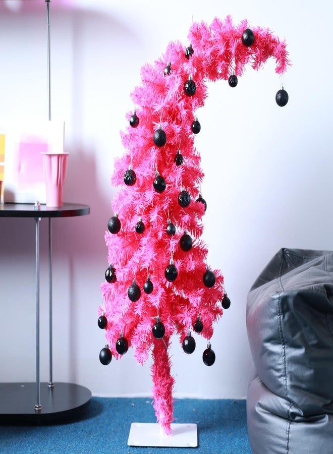 HipTree 30ct Christmas Halloween Ornaments Tree Decorations Set-1.18 Inch Black Shatterproof Decorative Hanging Ball Ornament Bulk,Mini Xmas Tree Tabletop Decorations for Fall Holiday Party Home Decor - Image 2